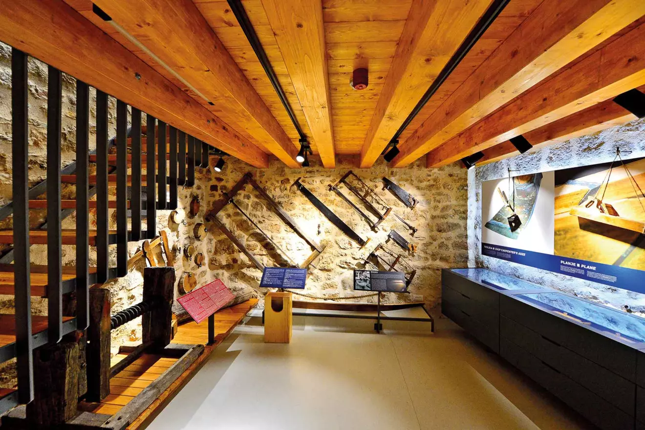 Betina Museum of Wooden Shipbuilding, island of Murter