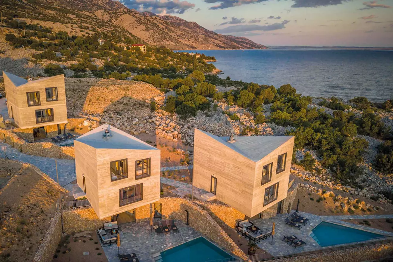 luxury villa in Croatia, sea view