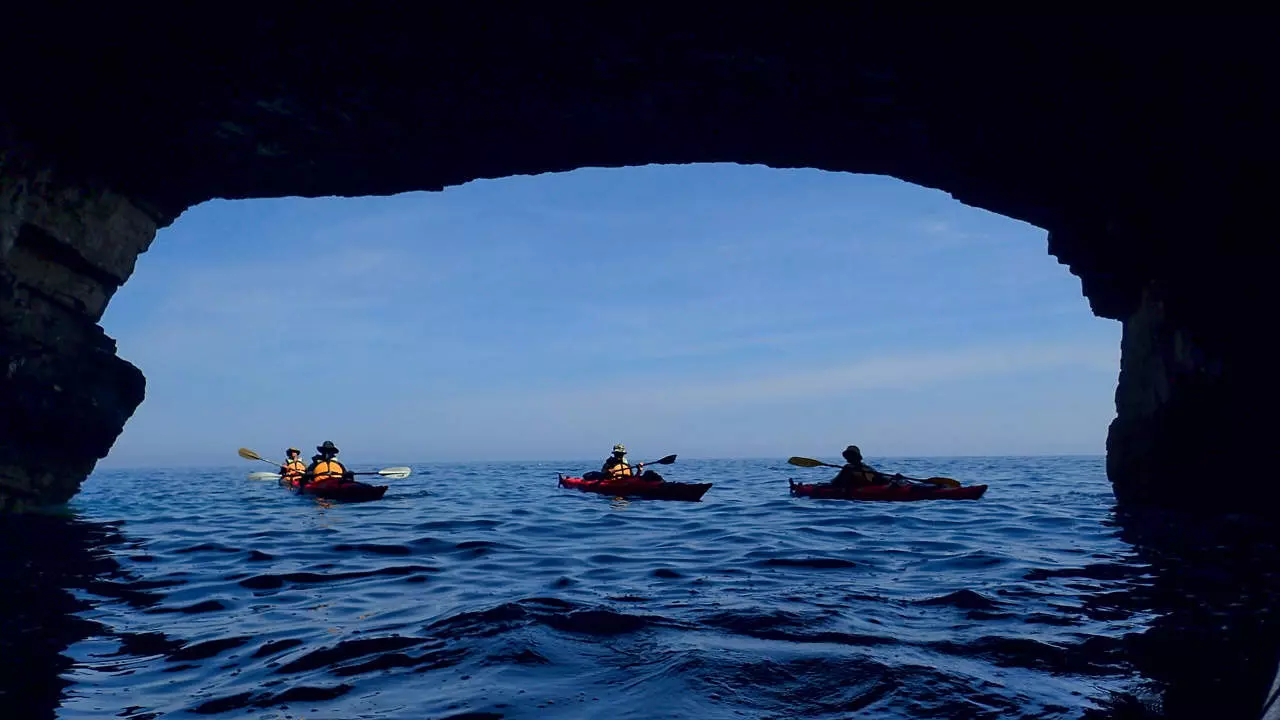 Kayaking on Adriatic