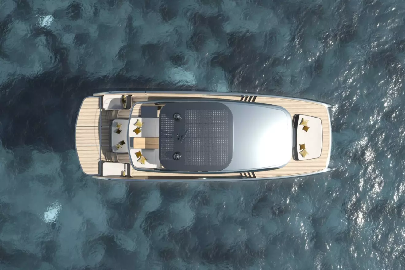 Sunreef 66 Ultima aerial view