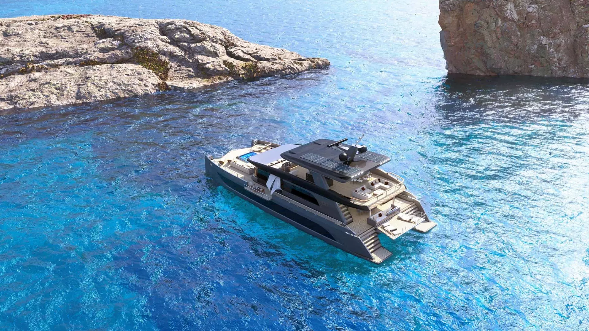 VisionF Yachts unveils new flagship catamaran VisionF 100