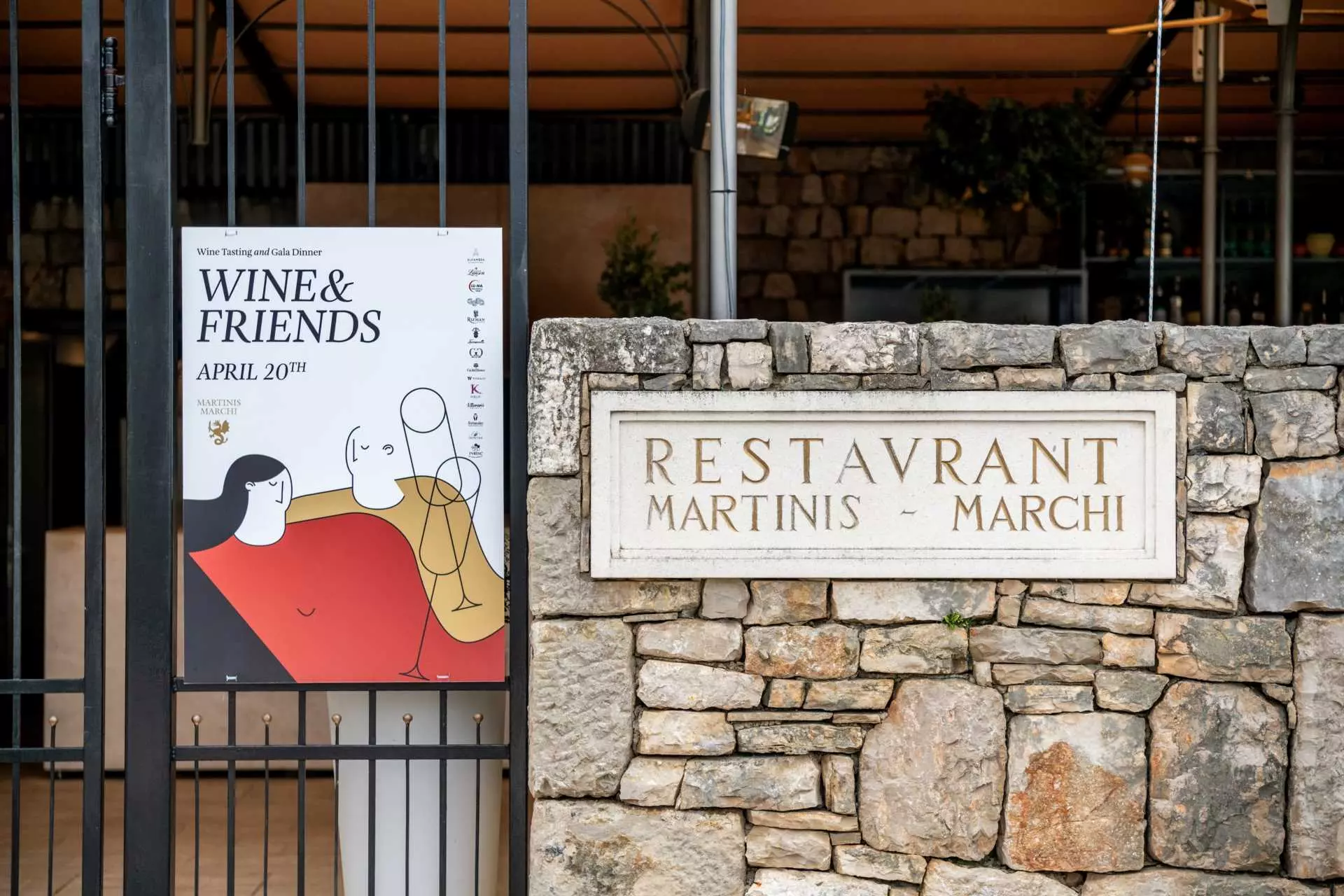 The season's opening at the Martinis Marchi is always a superb eno-gastro experience