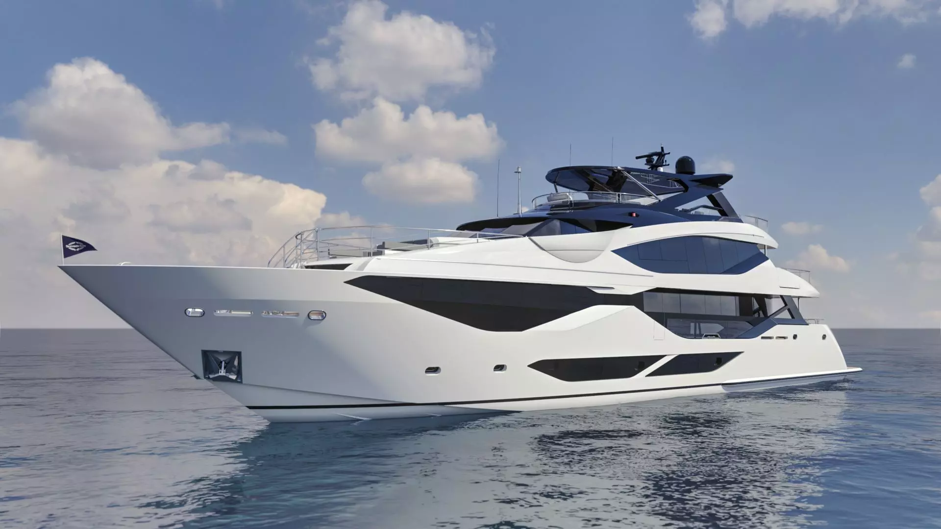Sunseeker Unveils the 134 Superyacht