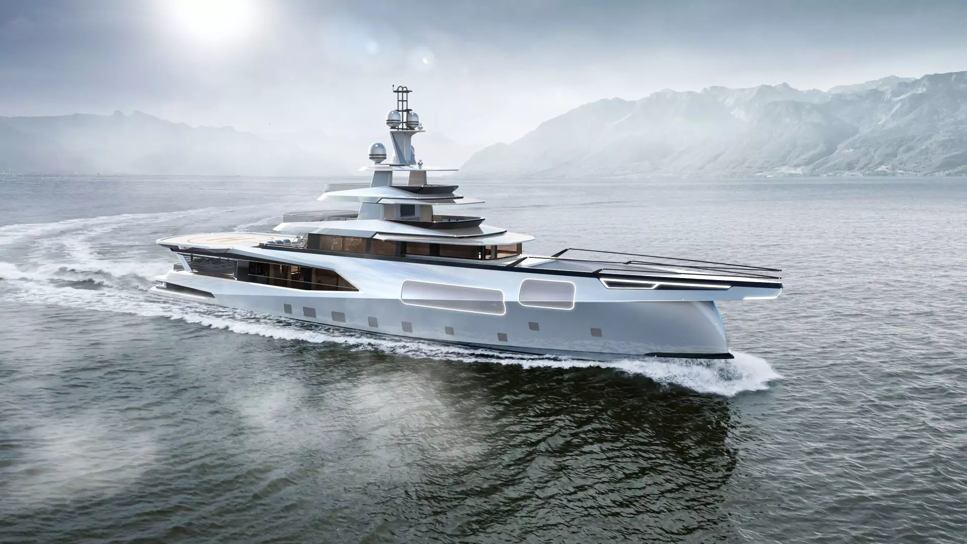 Dynamiq Presents a Futuristic 55-Meter Eco-Explorer Global 550