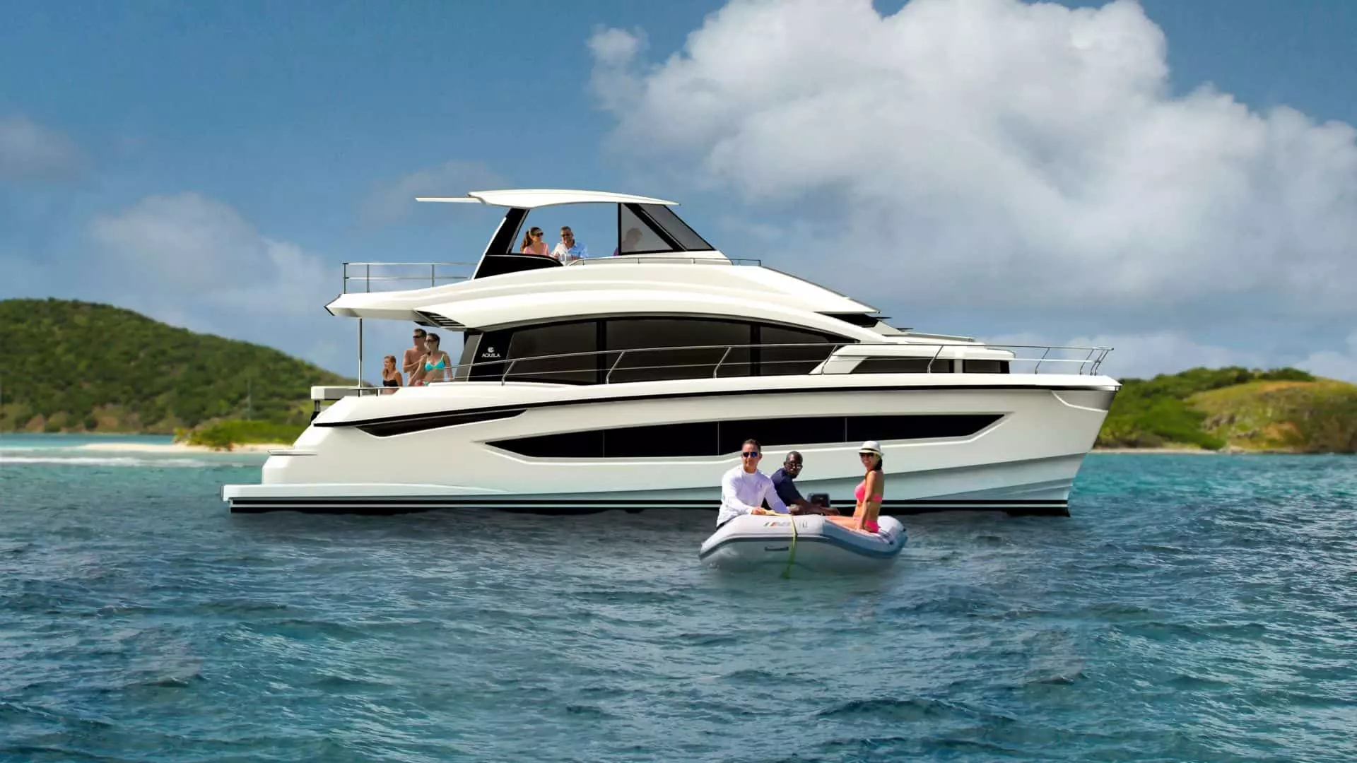 Aquila 54 Review: Spacious and Luxurious Power Catamaran Perfect for the Mediterranean