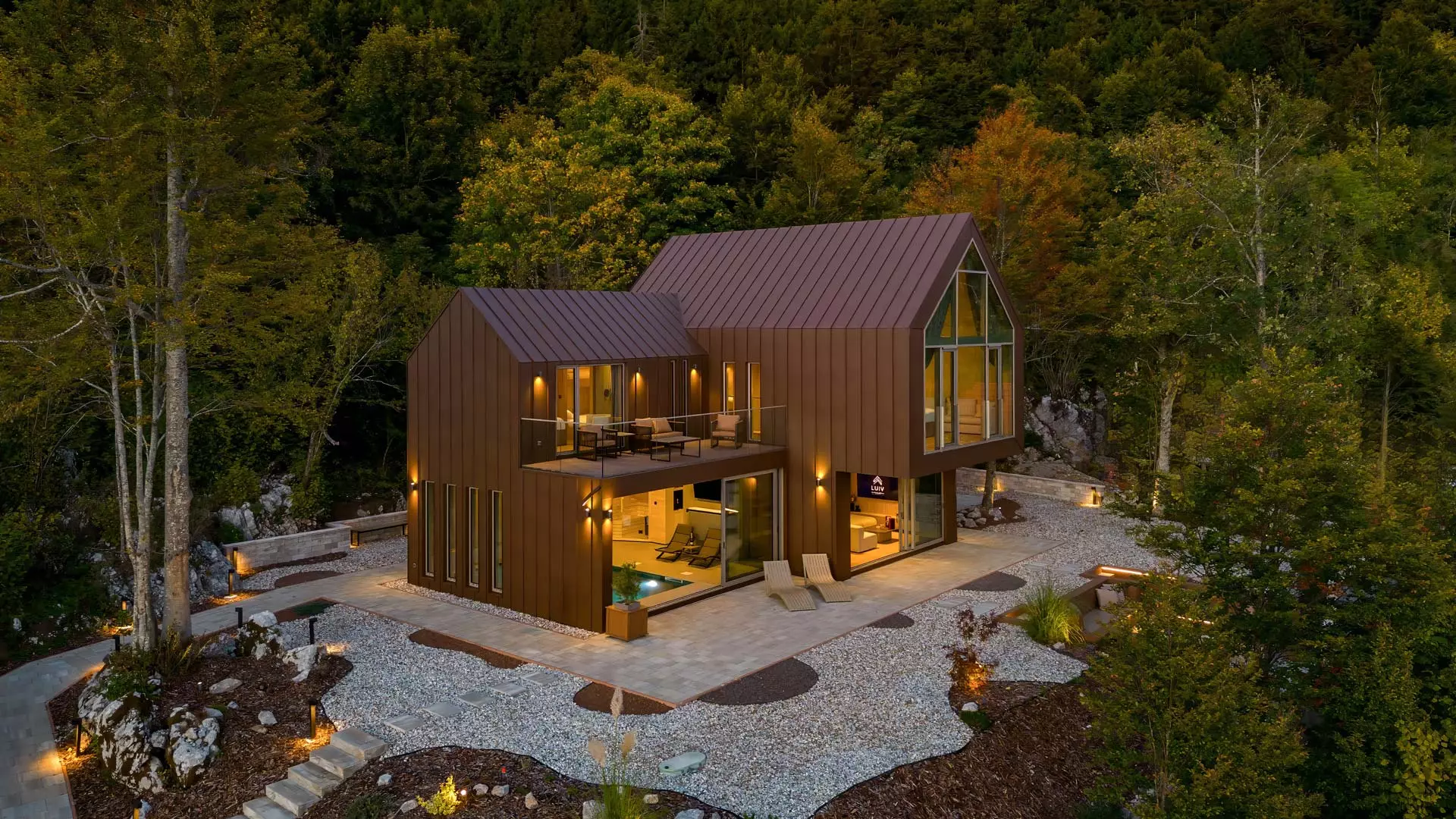 Mountain Luxury Embraced by Nature