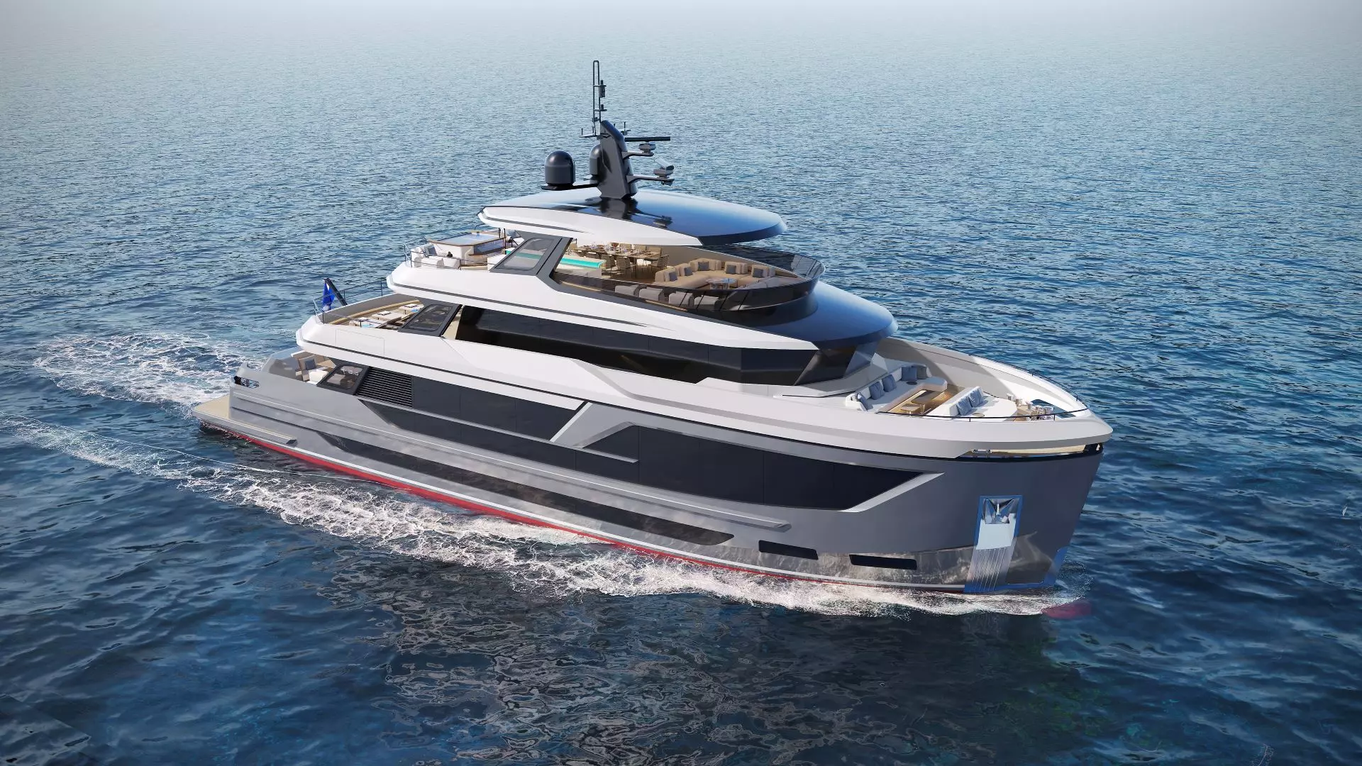 Bering 110 cruising