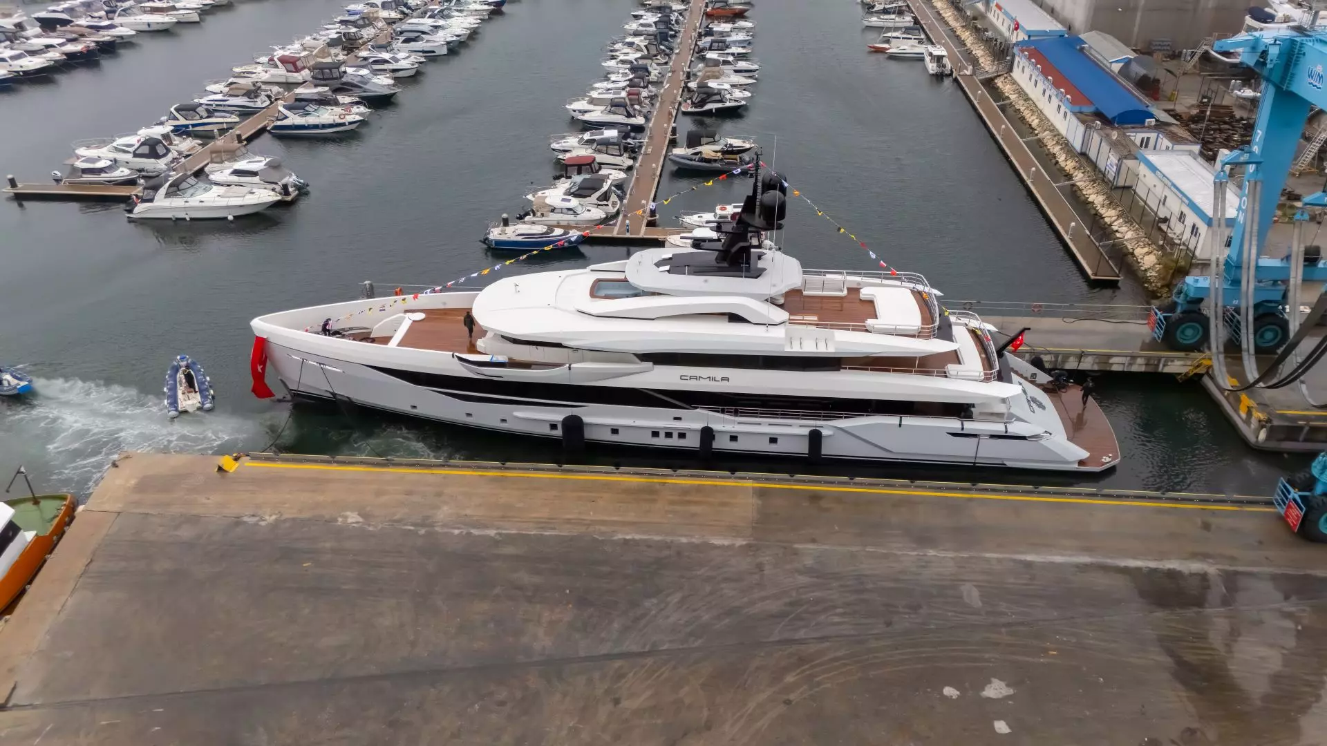 Camila's Grand Reveal: First Look at Bilgin's 50m Superyacht