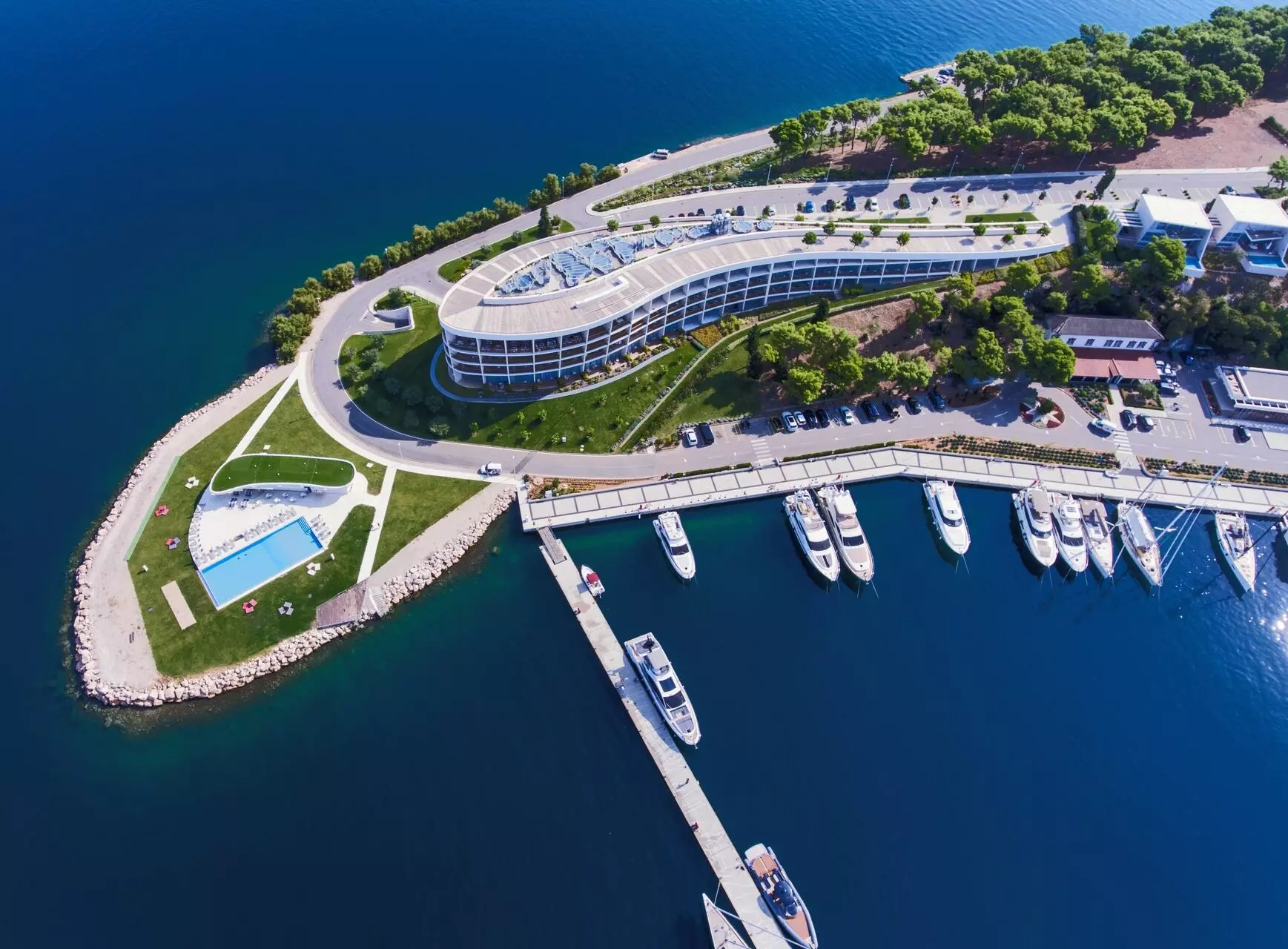 D-Resort Šibenik: Luxury Carved in Concrete, Framed by the Adriatic
