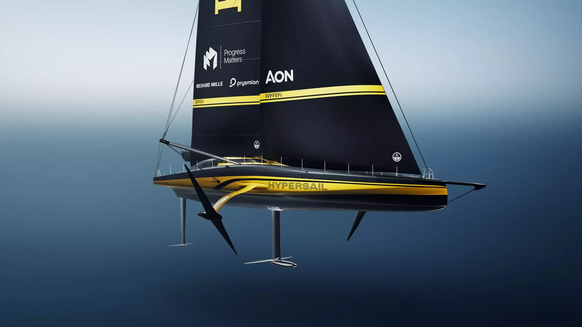 Ferrari Hypersail front side view