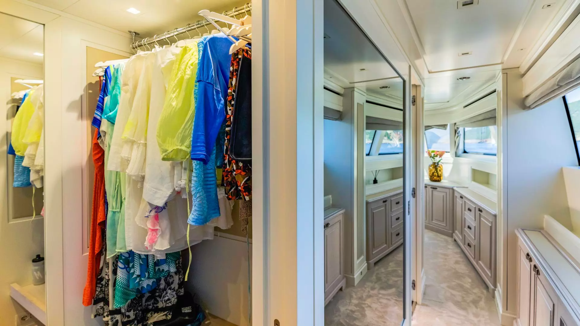 VIP suite aboard luxury yacht