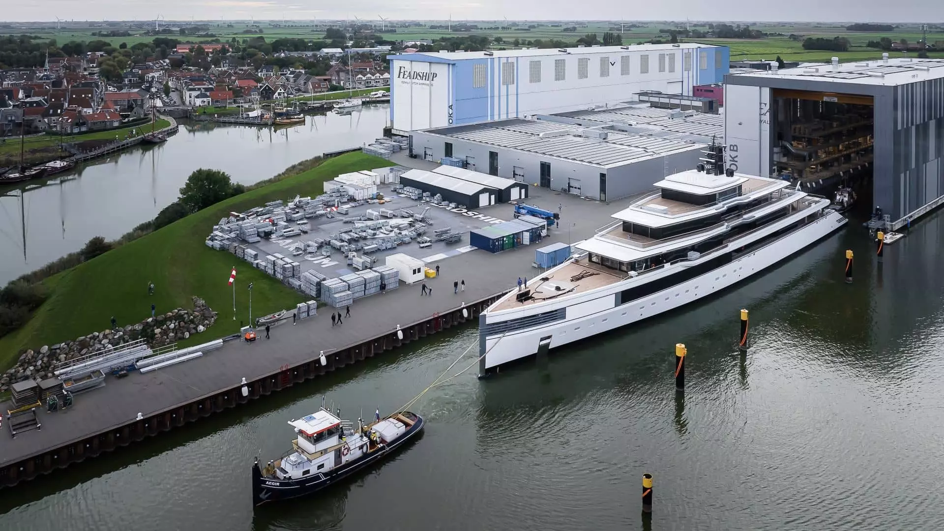Feadship 103-Metre Project 1011 Prepares for Sea Trials