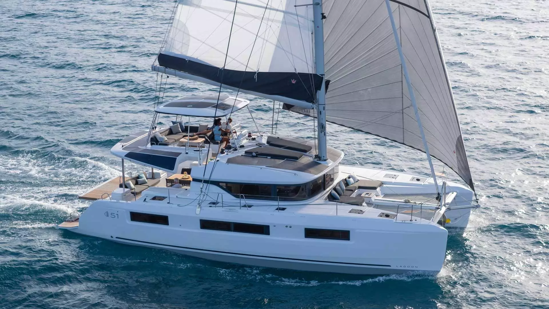 Lagoon 51 in sail