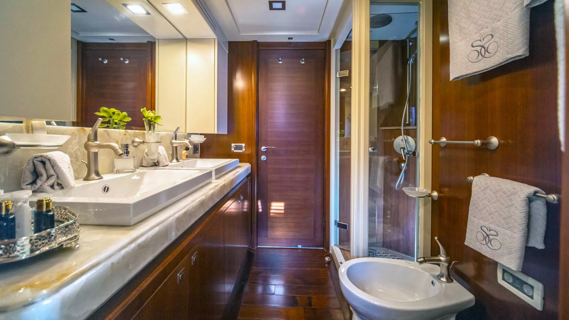 Master cabin bathroom