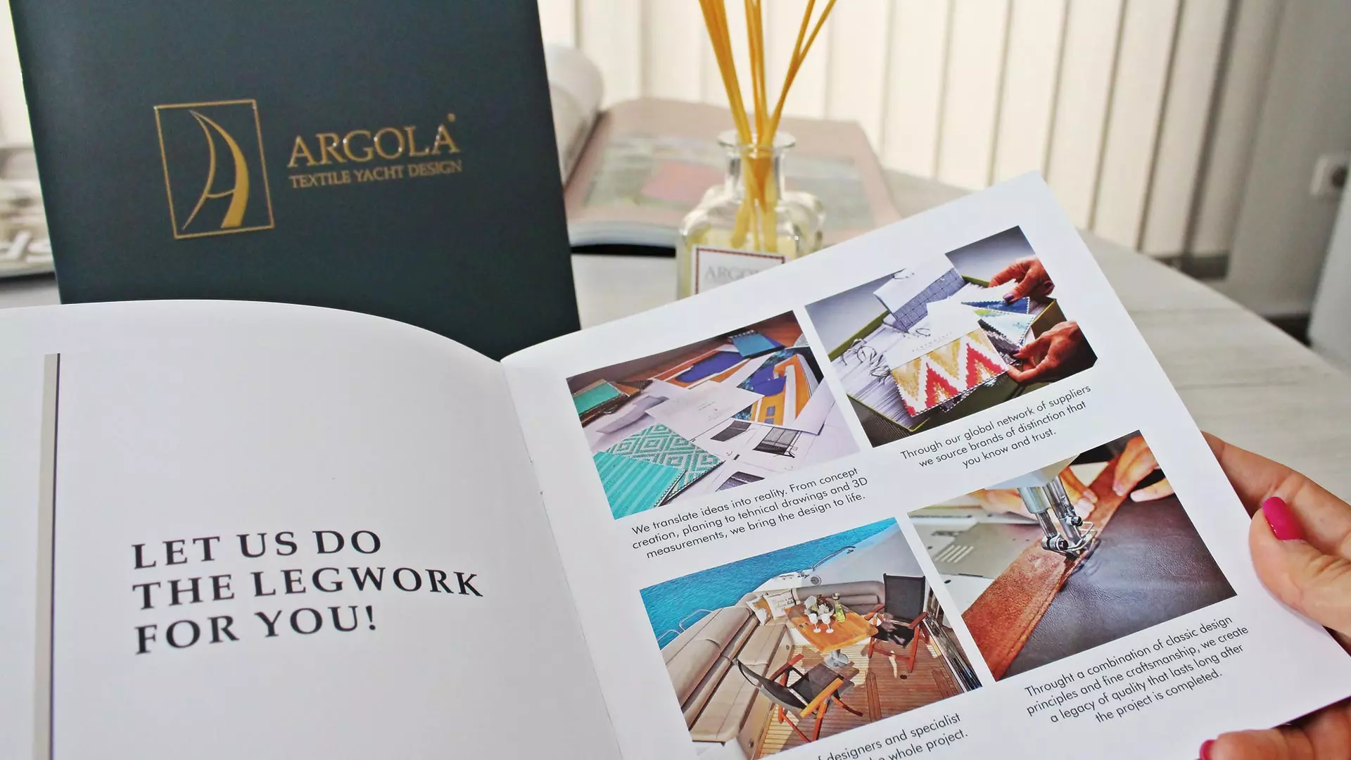 Argola Textile Yacht Design: Prestige as Business Imperative
