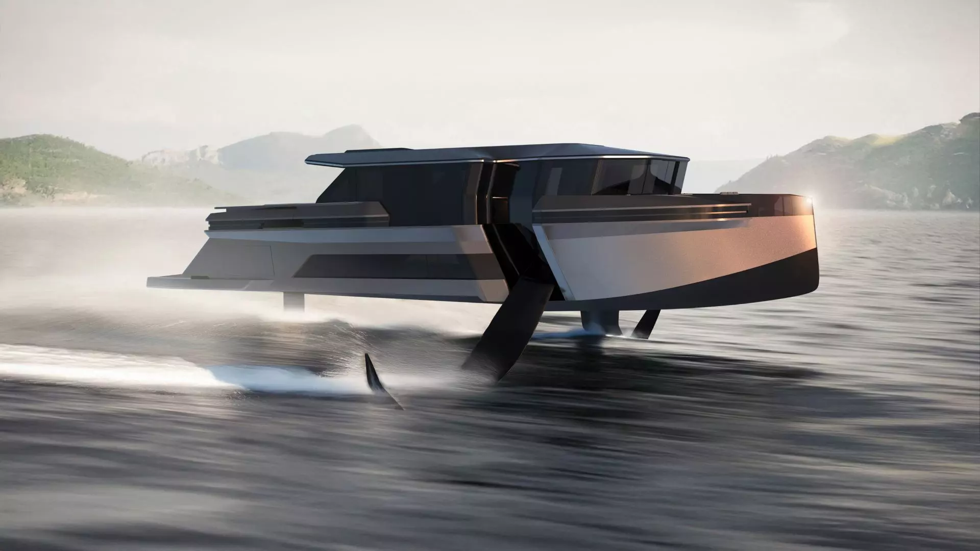 Foiler Unveils Ghost: The World’s First 28m Private Foiling Yacht