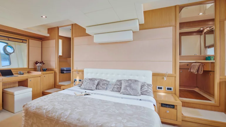 View of yacht master cabin