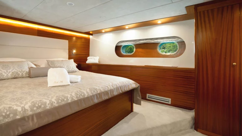 Yacht stateroom
