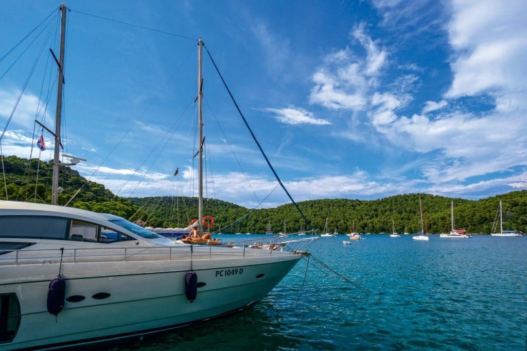 Polače, Mljet, split sailing route