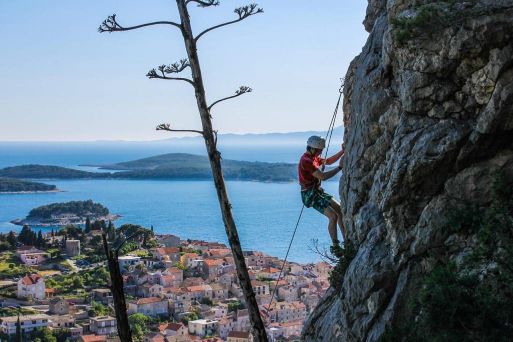 Hvar climbing