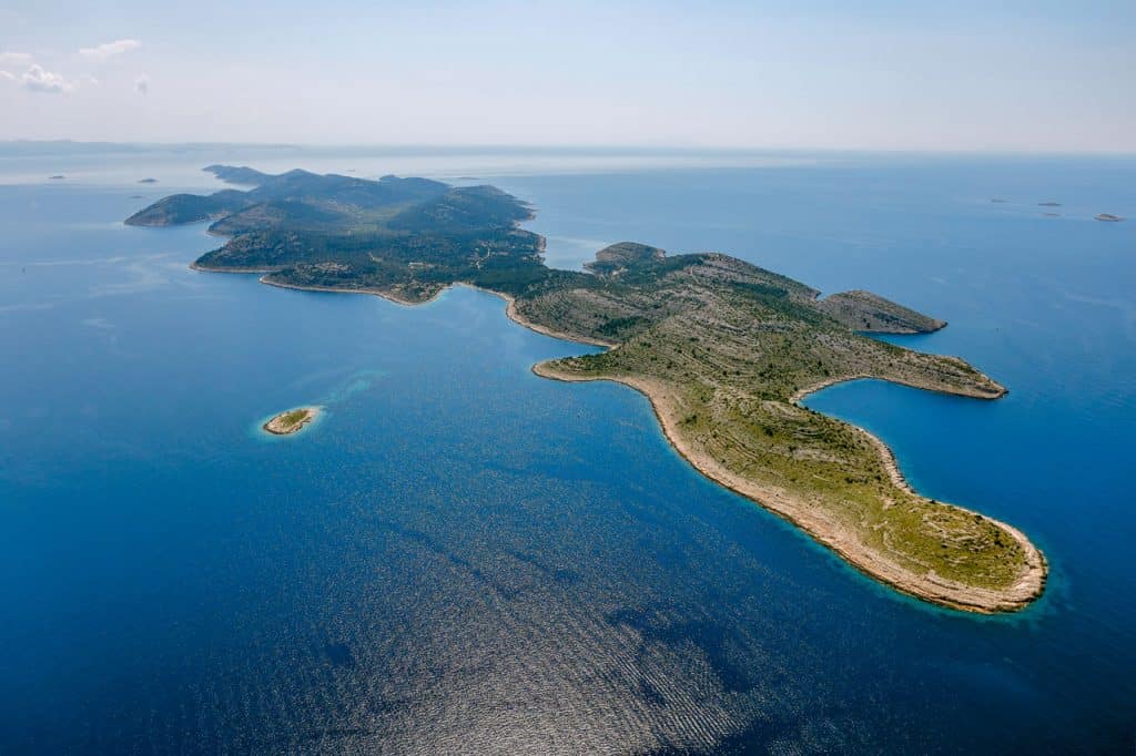 island zirje, sibenik archipelago croatia