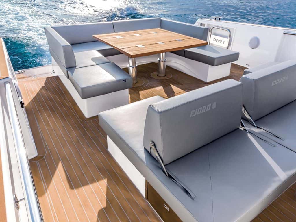 This is a photography of Fjord 52 Open exterior