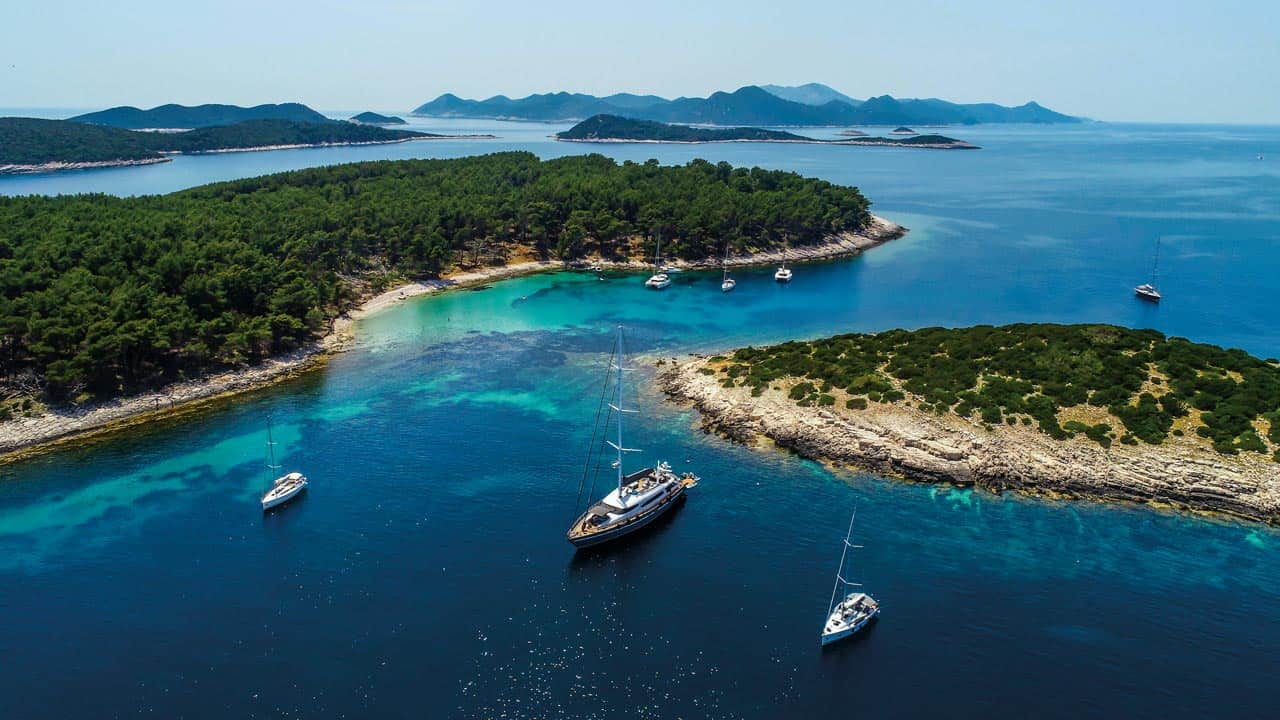 where to sail in Croatia Saplun Bay Croatian Adriatic