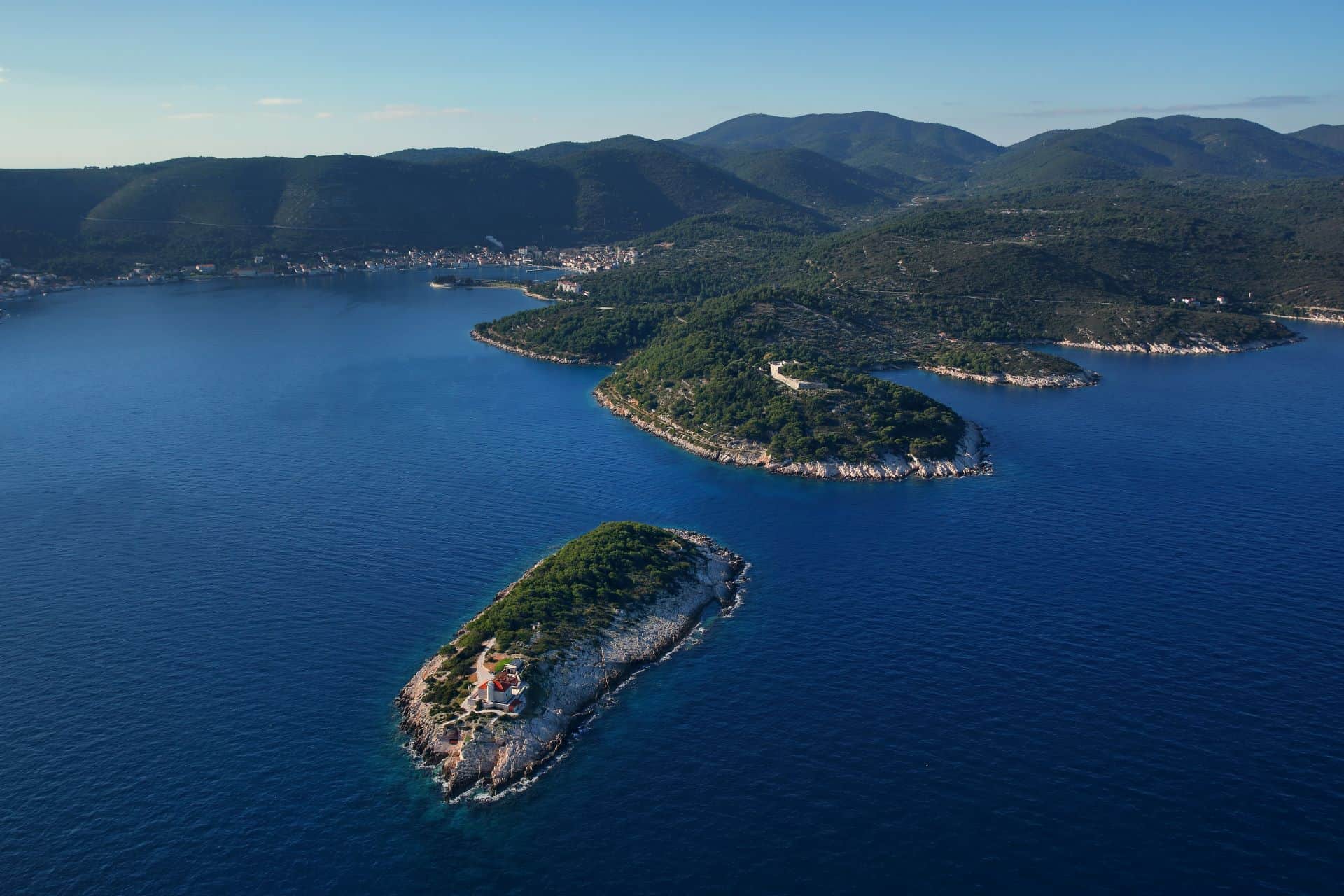 This is a photography of island of Vis Croatia