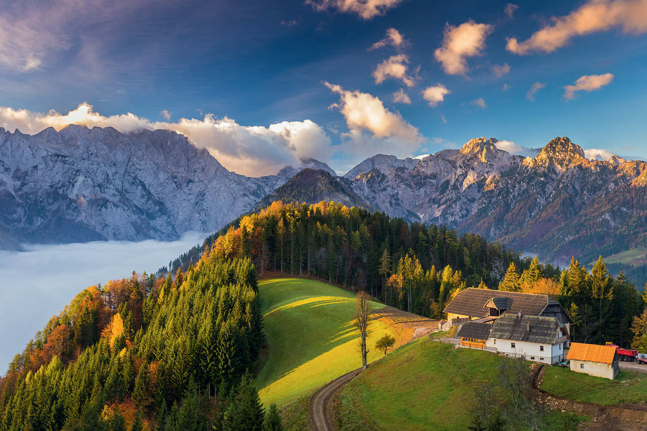 Slovenia mountains spring