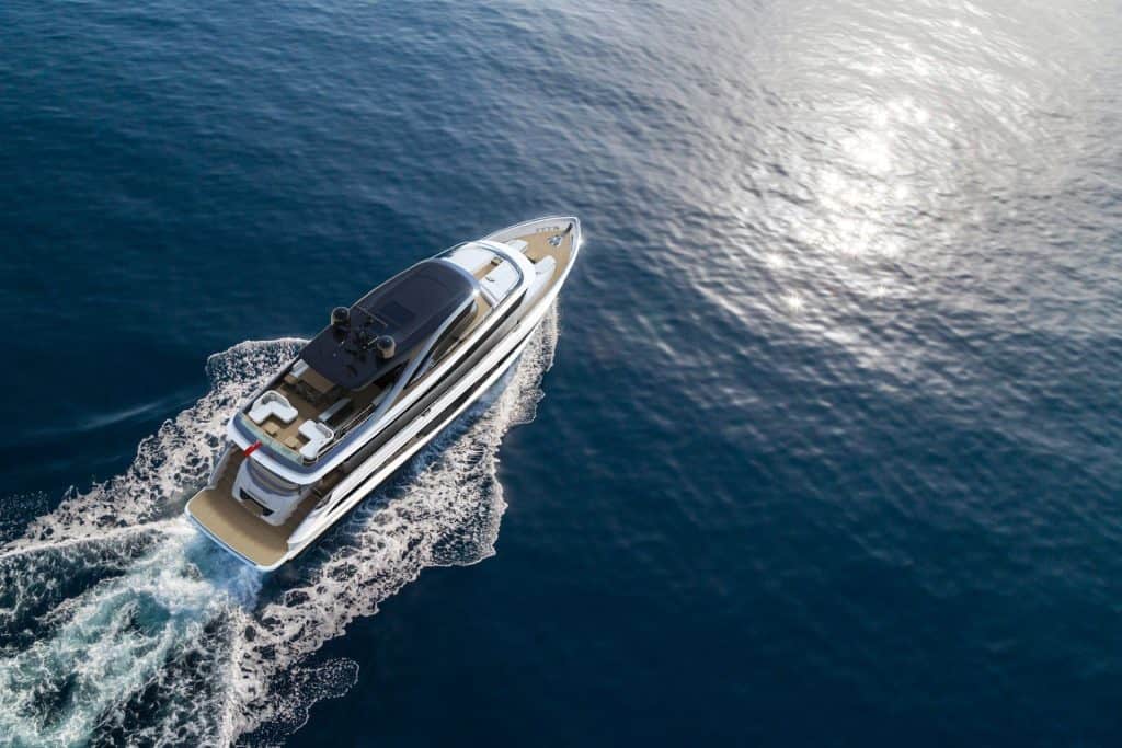 Yacht cruising