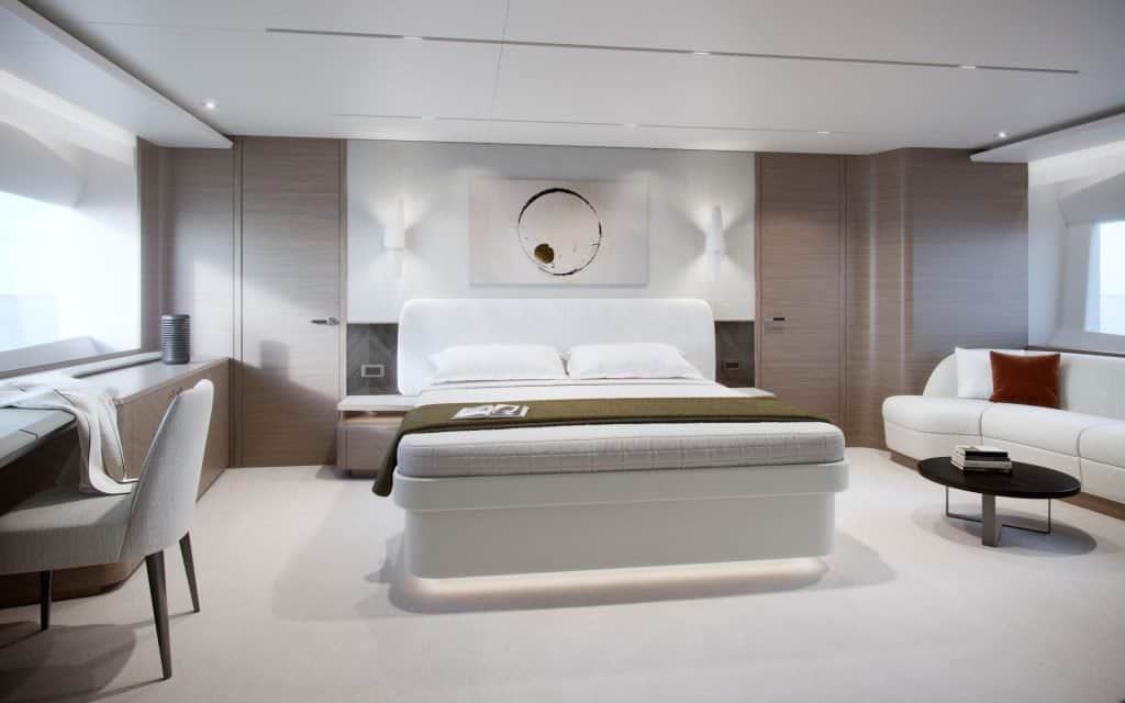 Princess X95 Interior Owners Stateroom 01