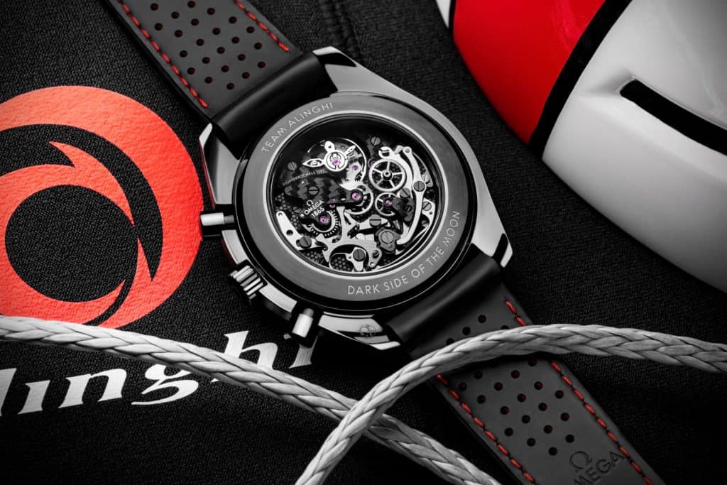 Omega Speedmaster Alinghi Back View 01