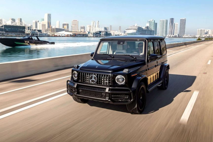 This is a photography of Mercedes AMG G 63 Cigarette Edition limited cars