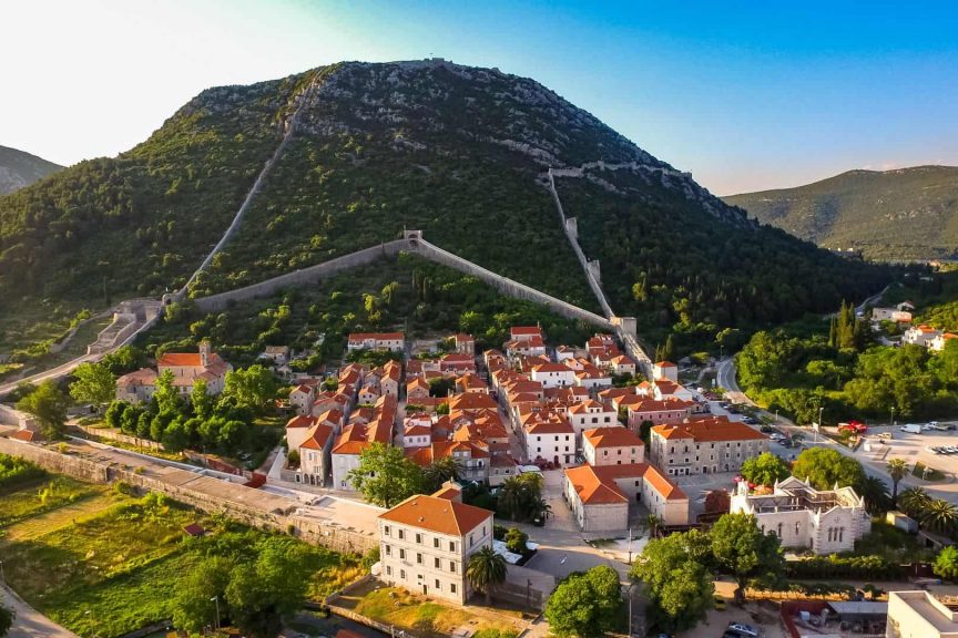 Ston Walls Peljesac Croatia