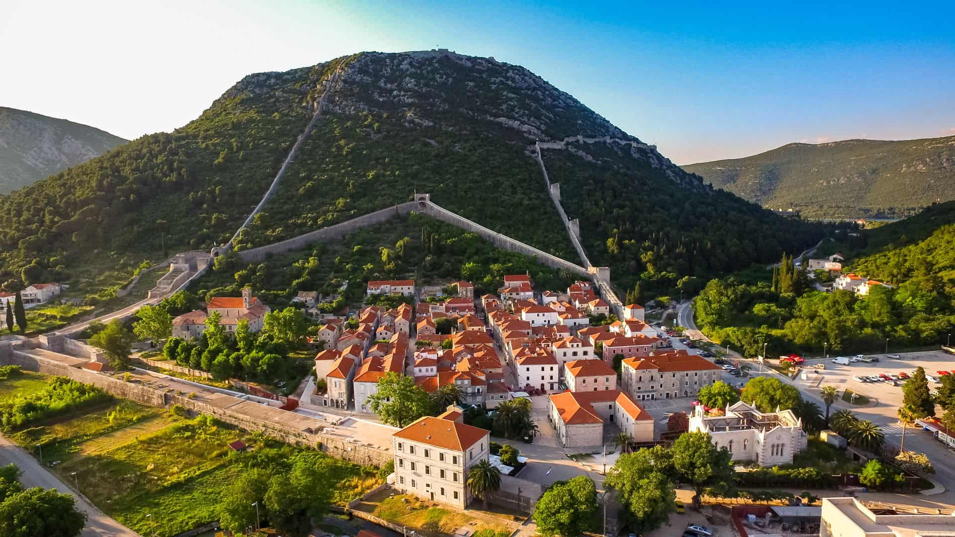 Ston Walls Peljesac Croatia