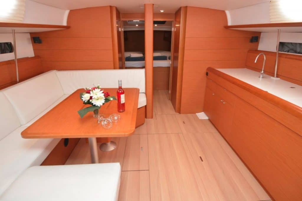 Boat interior