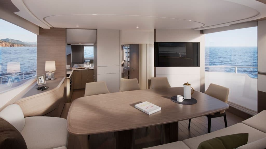 X80 Interior Fwd Dining Area 01