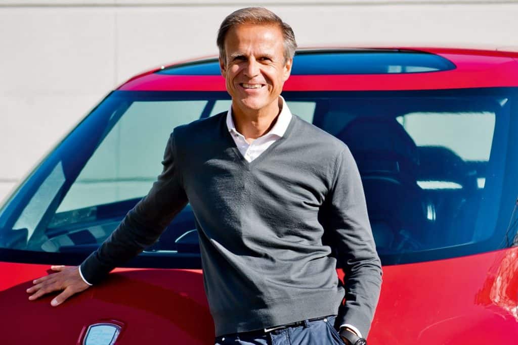 This is a photograph of a Chief Designer At Porsche Michael Mauer 01