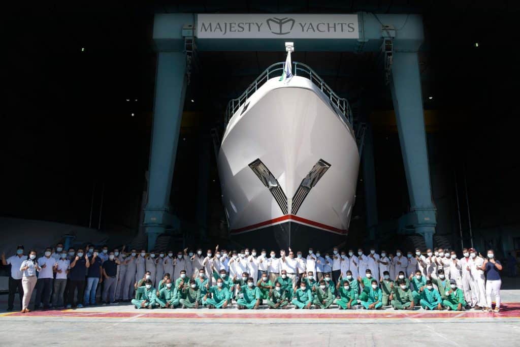 This is a photo of the Majesty 122 Sky Lounge Team