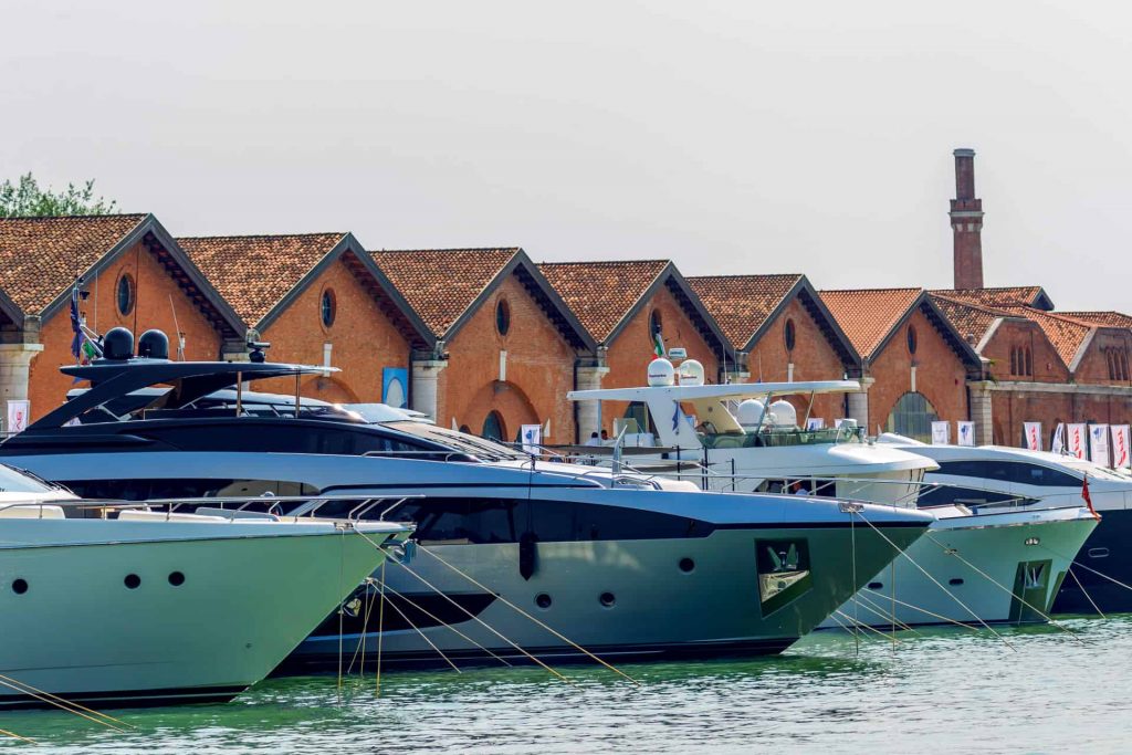Venice Boat Show Boats At Marina 00