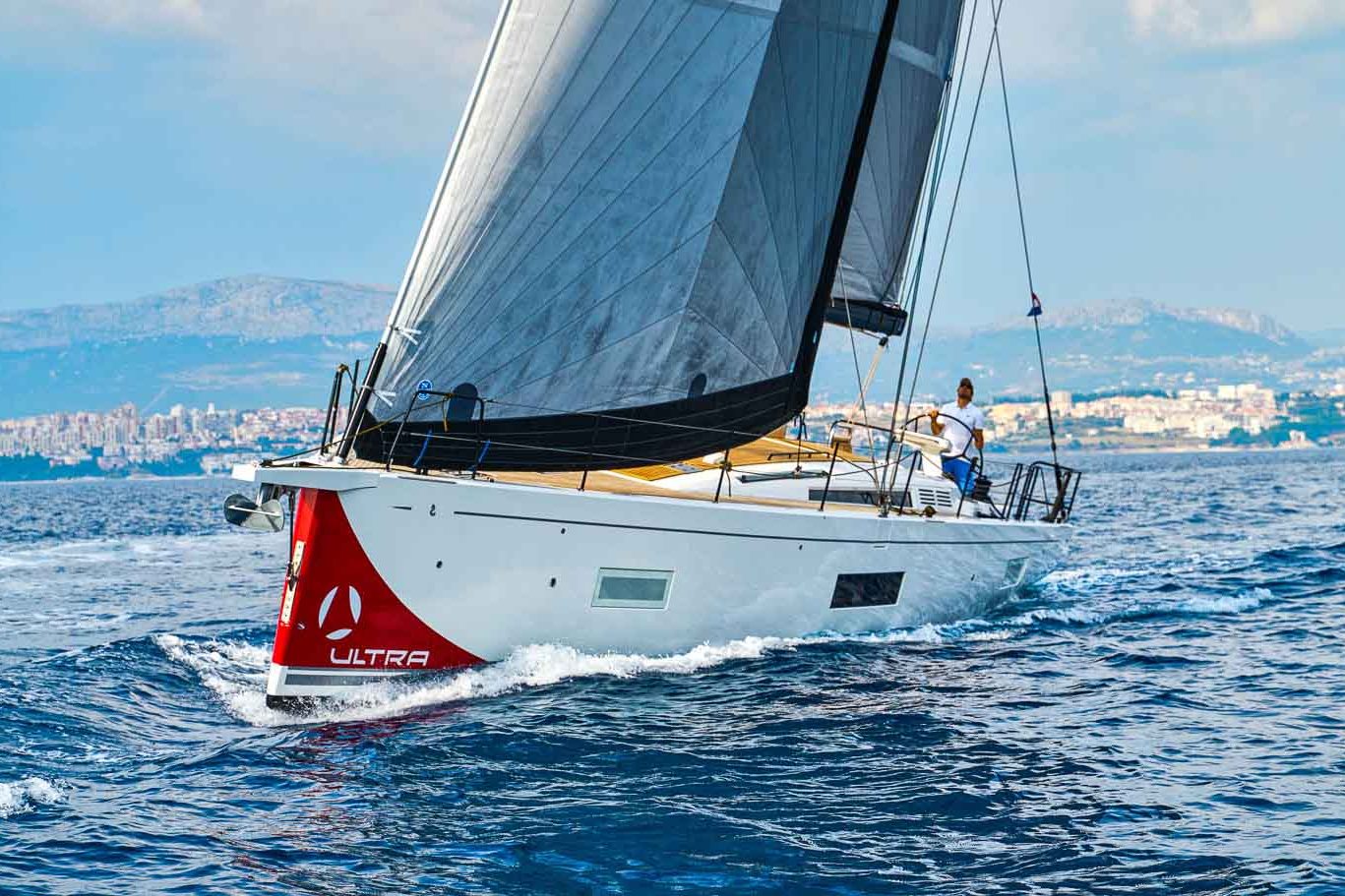 This is photo of a sailing boat First 53 sailing, Sailing Boat Charter in Croatia