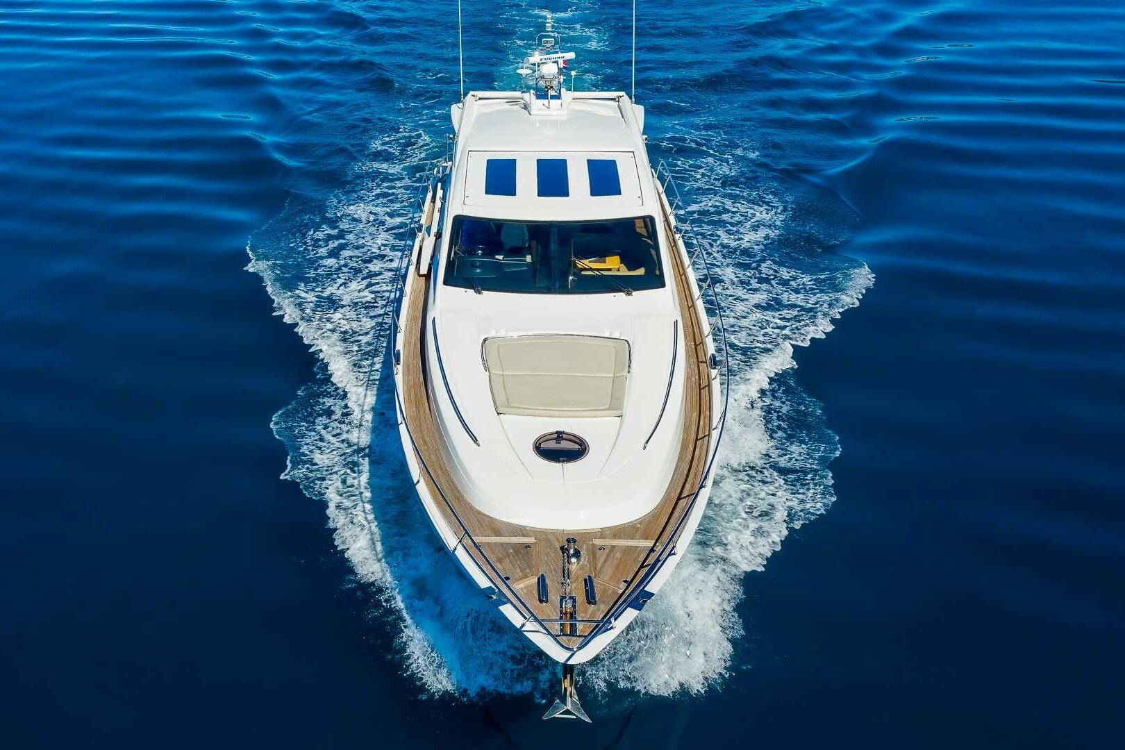 Luxury yacht Princess V65 Spice of Life II front view