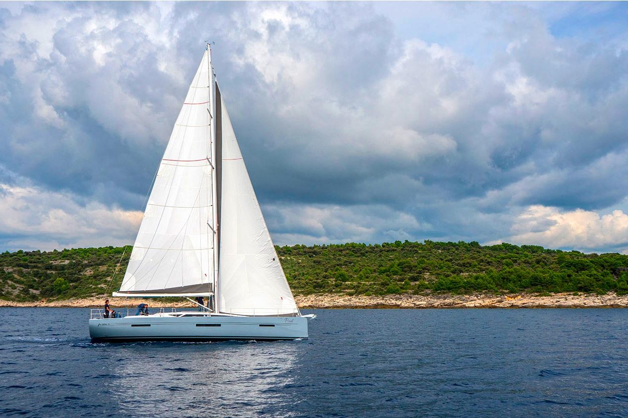 This is photo of a sailing boat More 55 sailing, Adriatic Sea