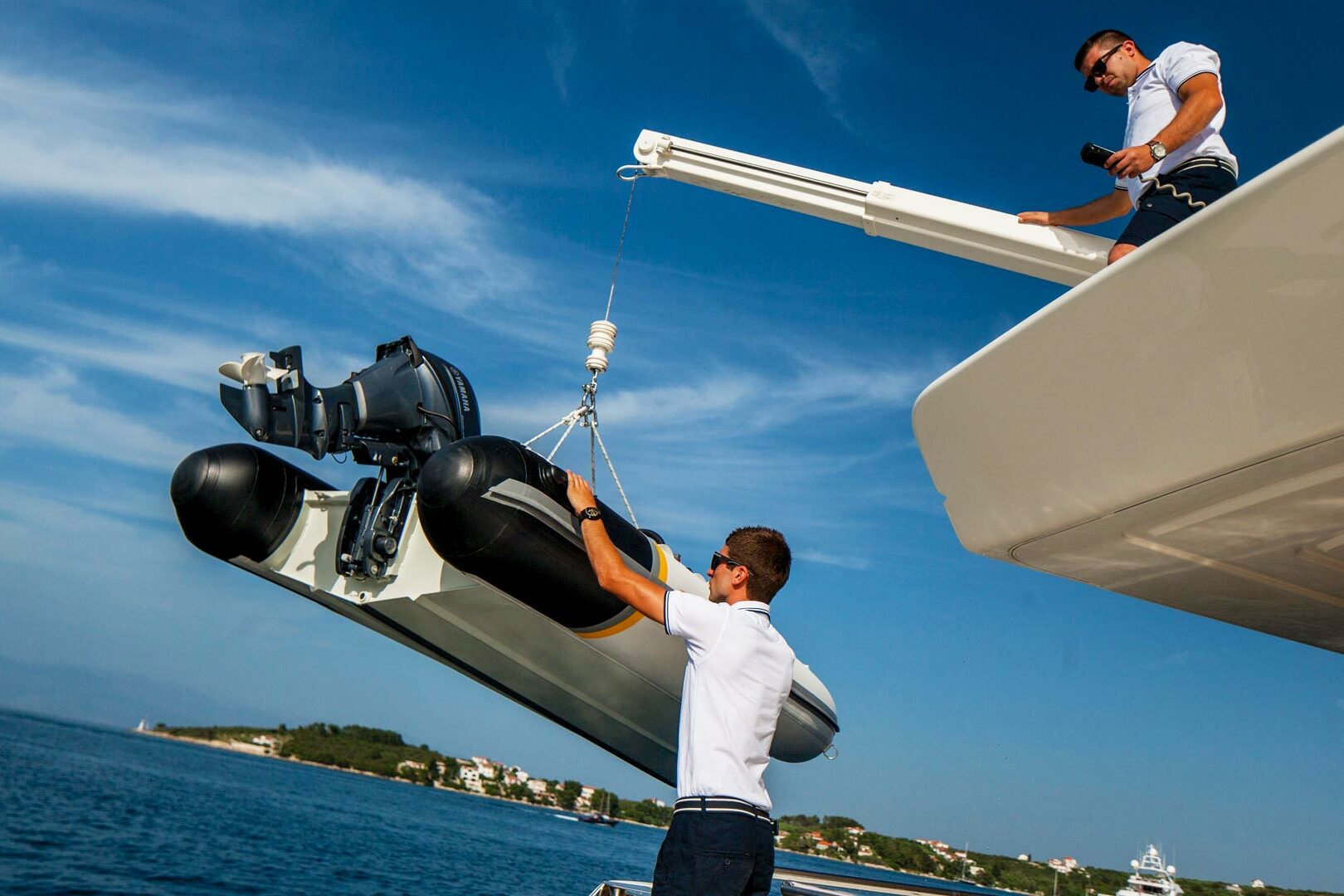 Luxury yacht Ferretti 780 Orlando L tender