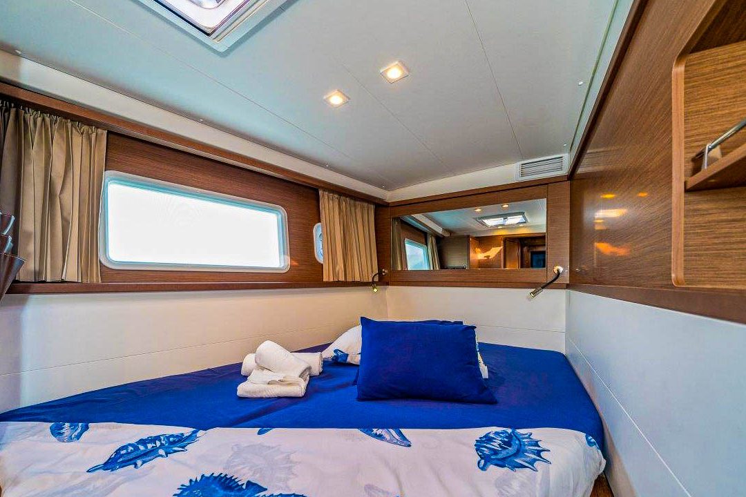 This is photo of a Lagoon 450 S Lux double cabin