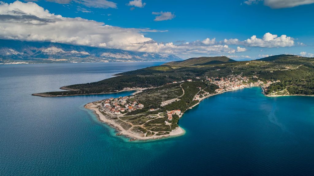 This is photo of a Povlja on island Brač