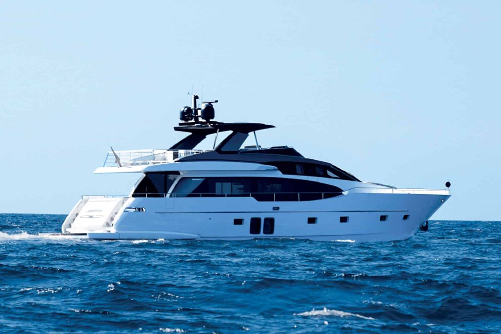 This is photo of a Sanlorenzo SL 78