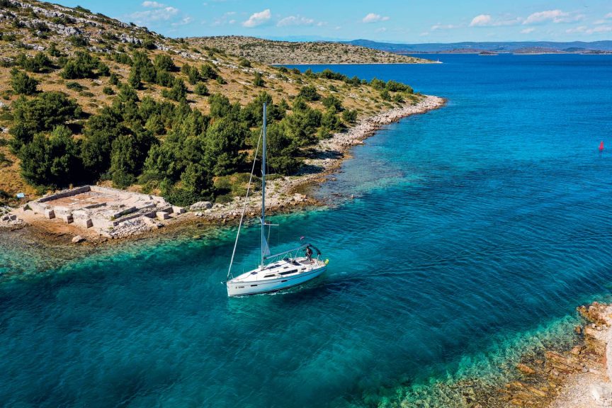 This is photo of a sailing yacht