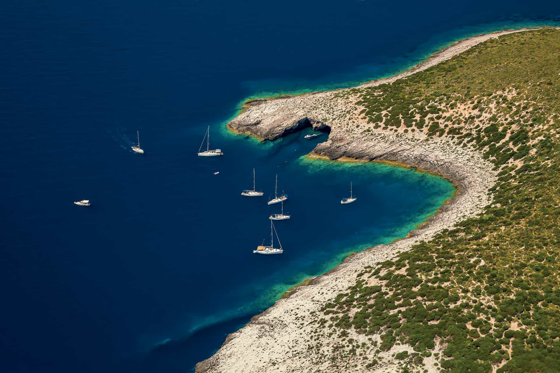 Green Cave Vis island Croatia