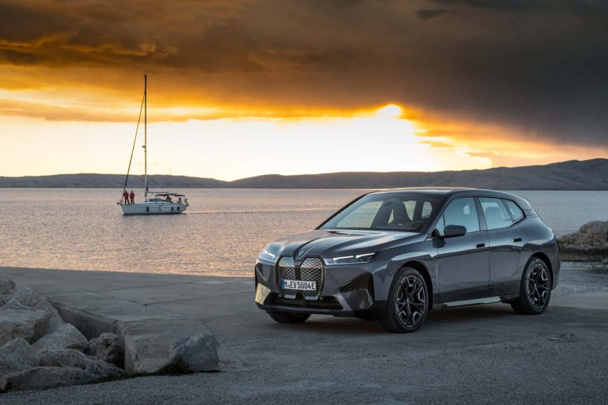 This is photo of a new BMW iX